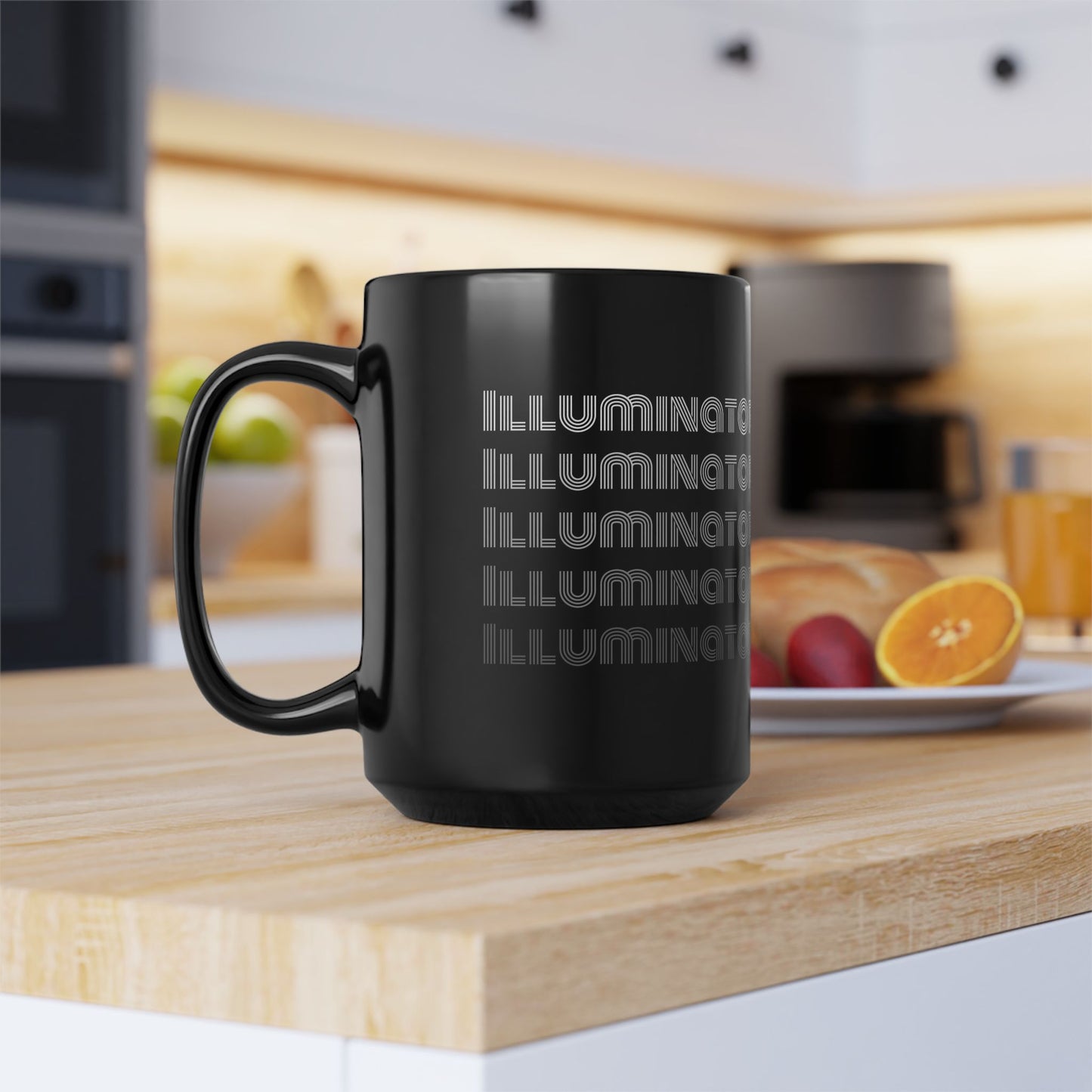 Illuminator Black Mug