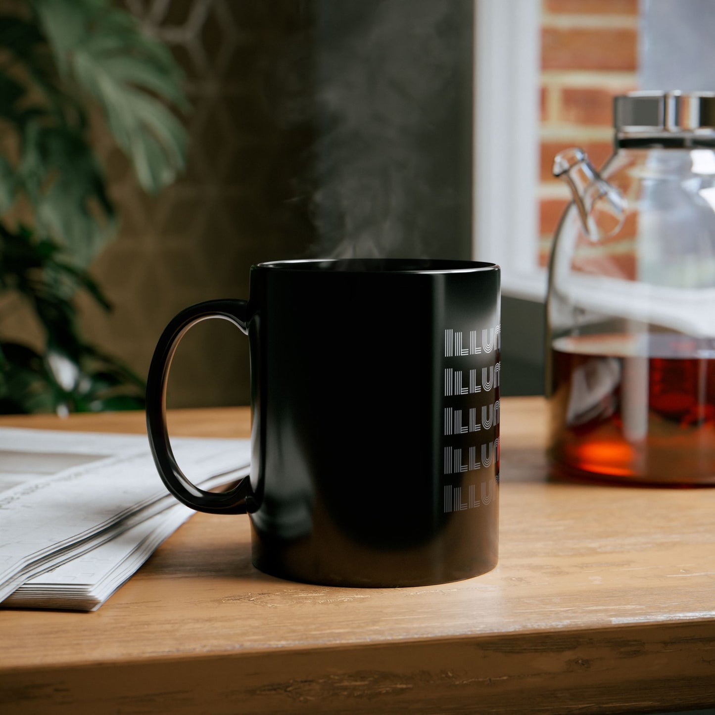 Illuminator Black Mug
