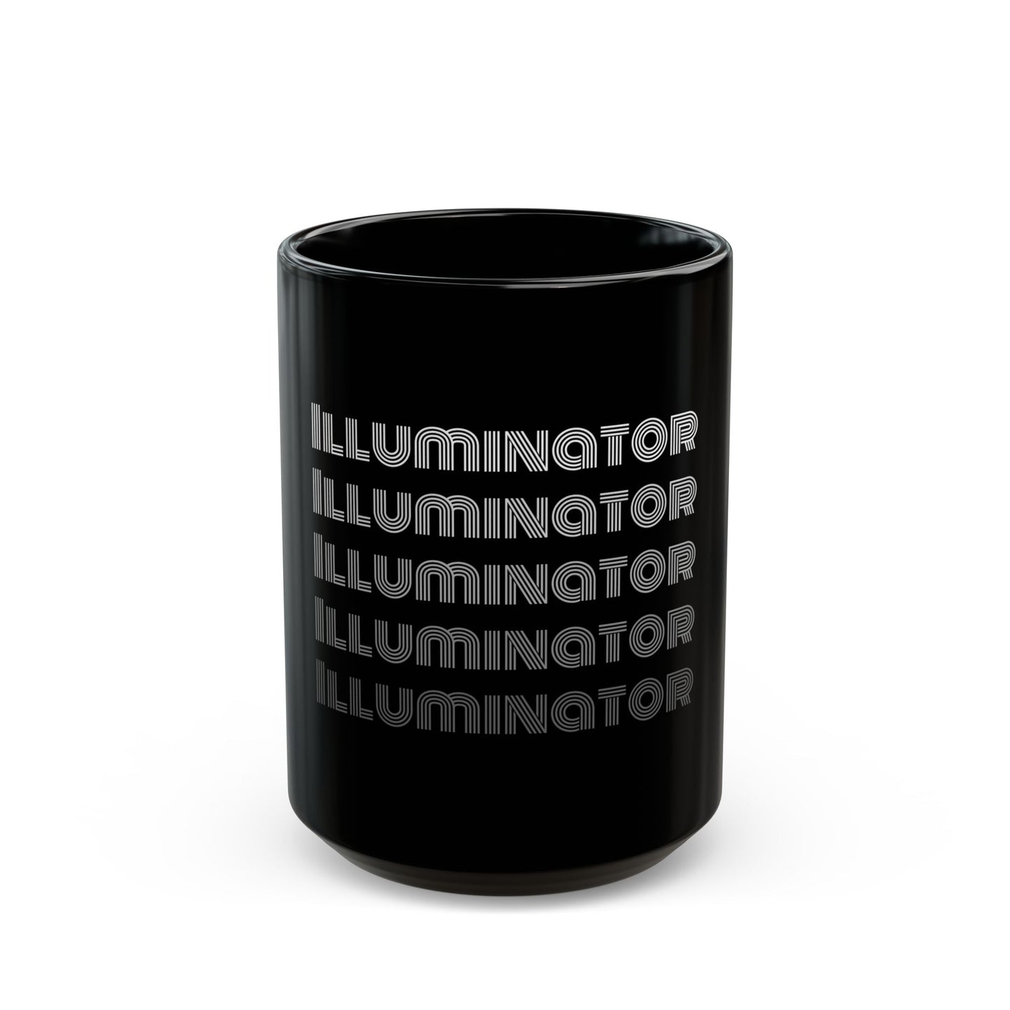 Illuminator Black Mug