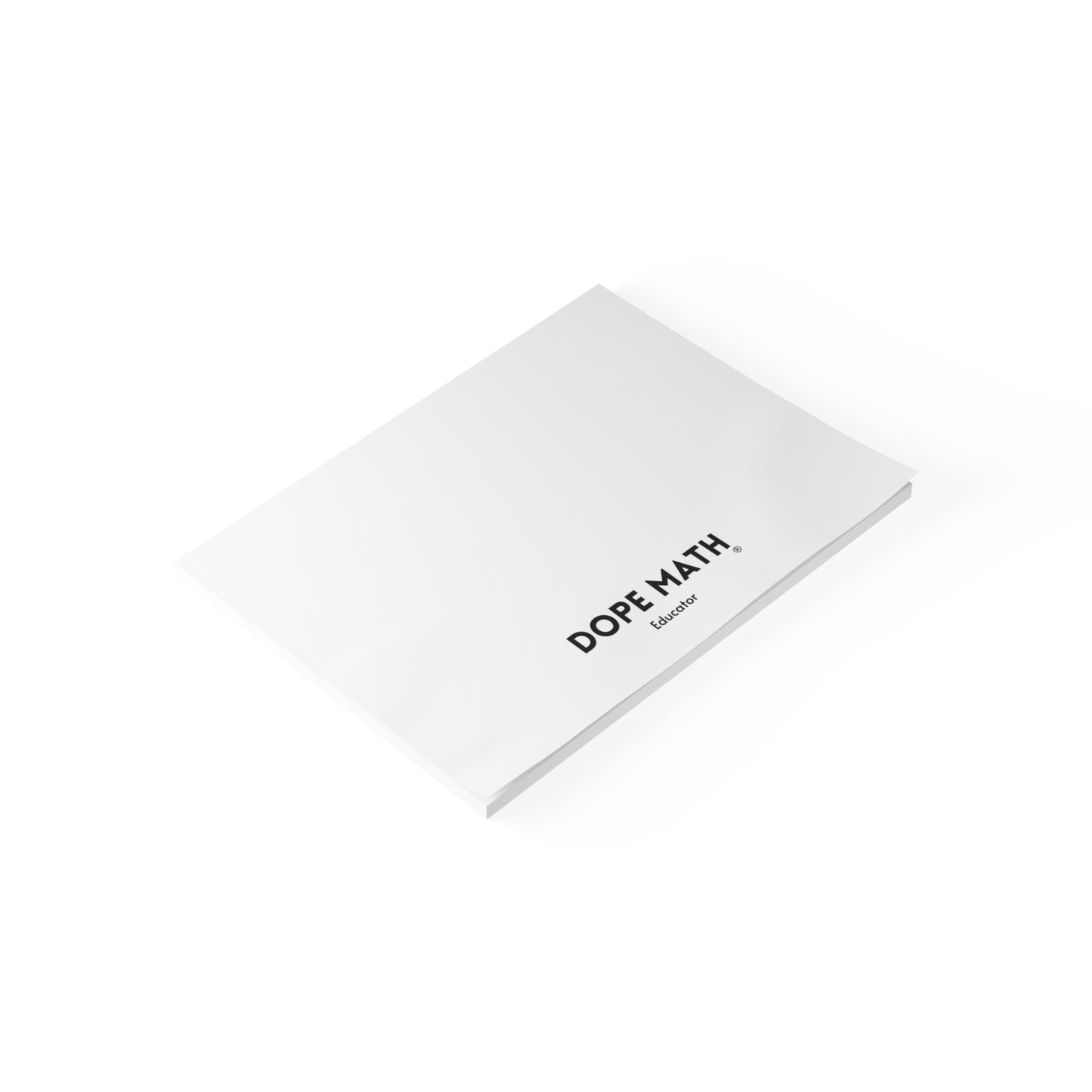 DOPE MATH® Educator Notepad
