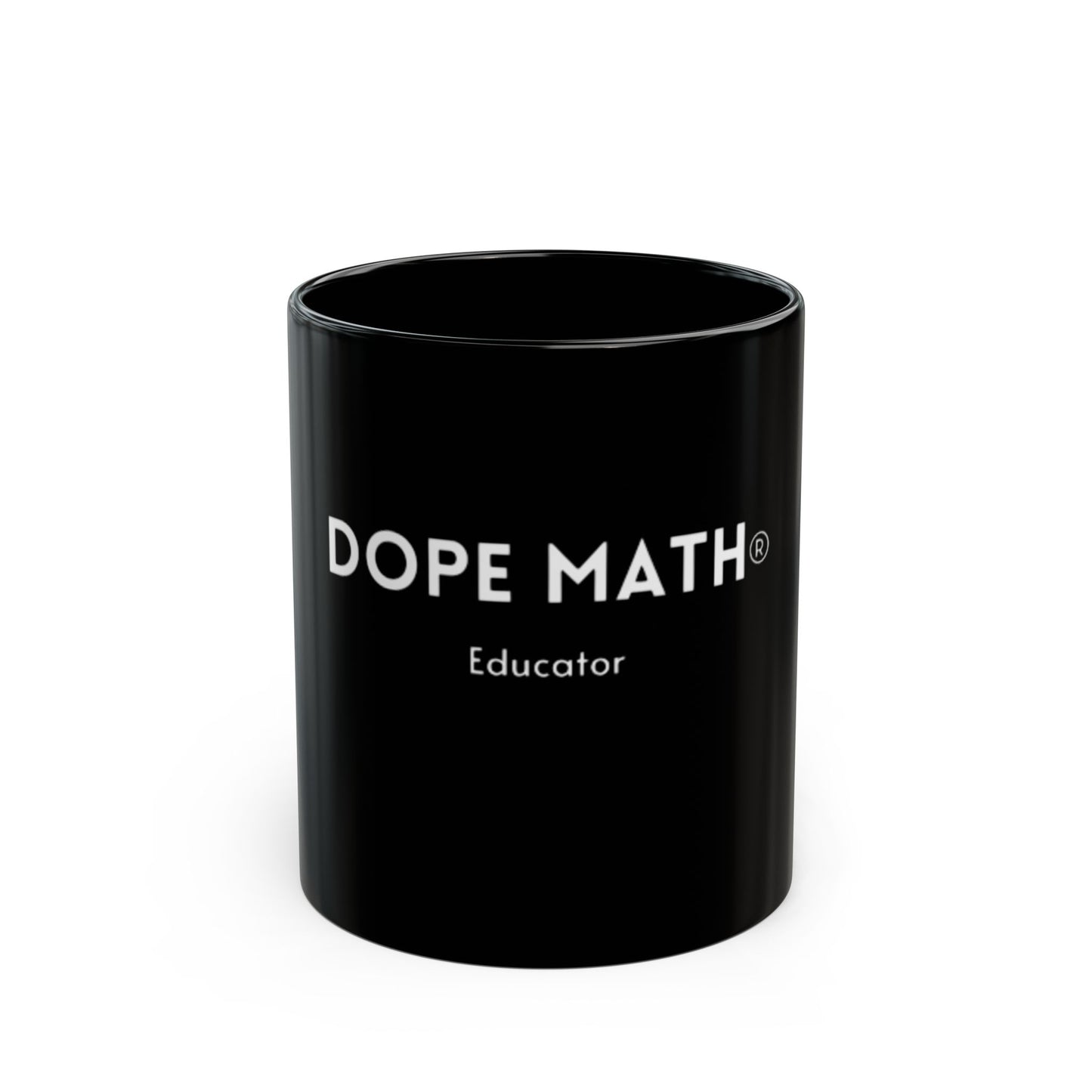 DOPE MATH® Educator Black Mug
