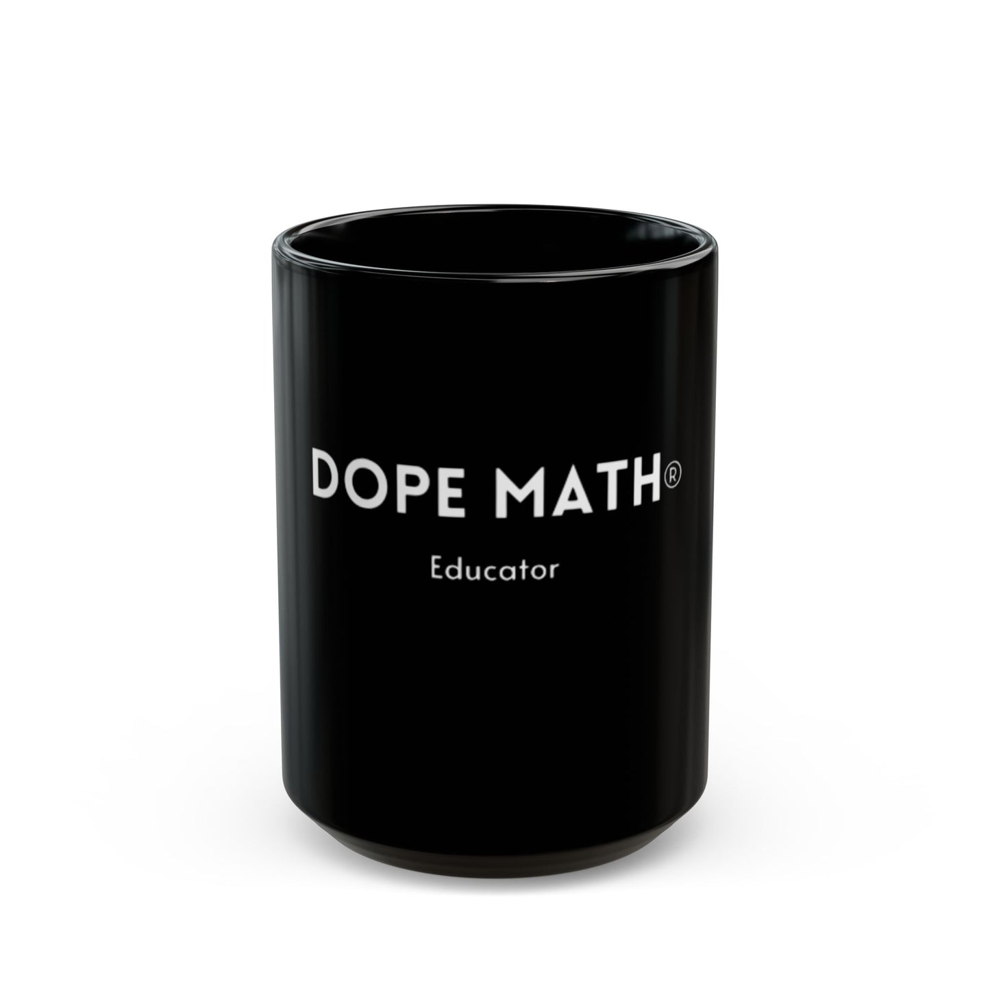 DOPE MATH® Educator Black Mug
