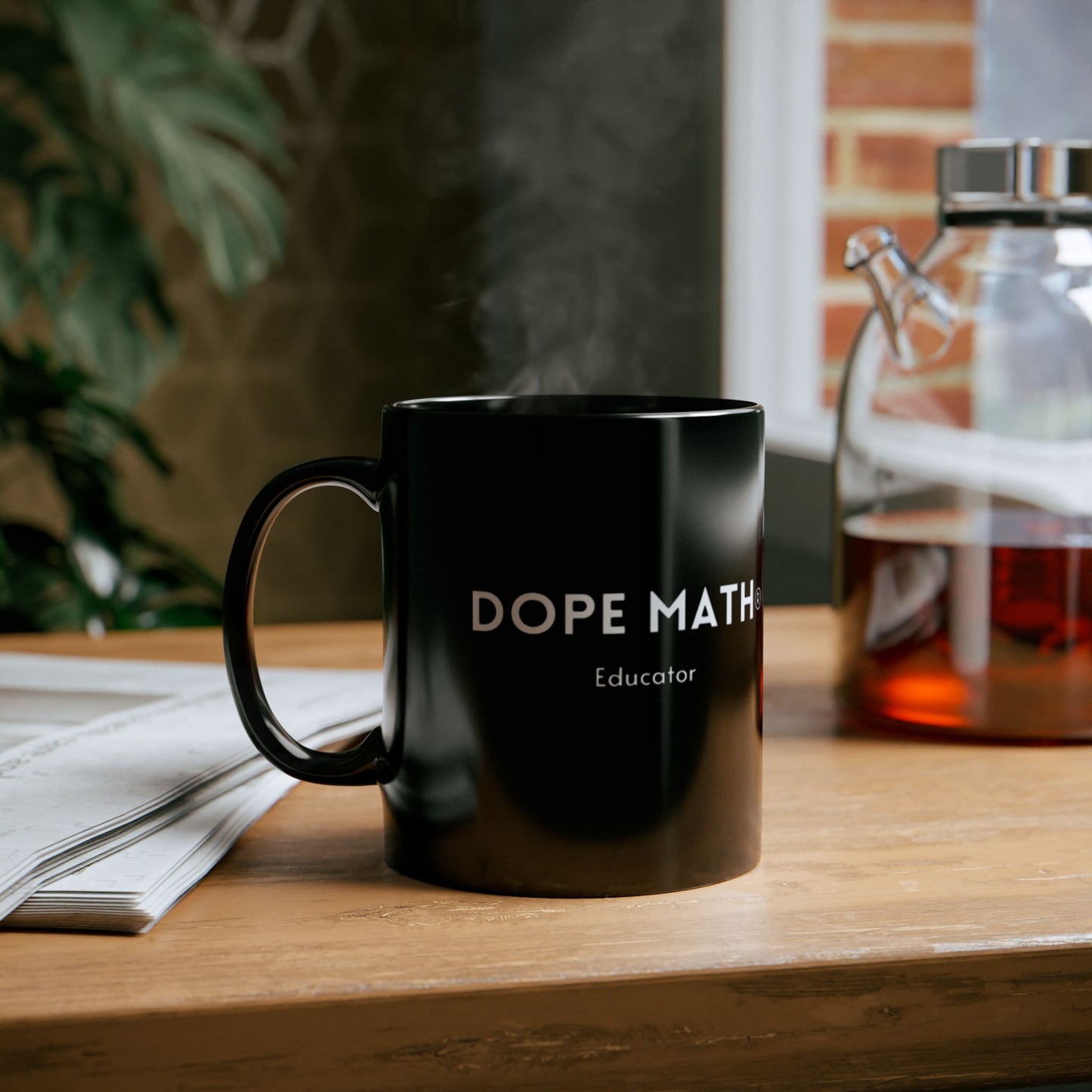 DOPE MATH® Educator Black Mug