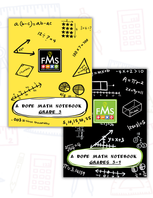 Sunburst Bundle: Grade 3 + Math Mindset Dope Math Notebooks