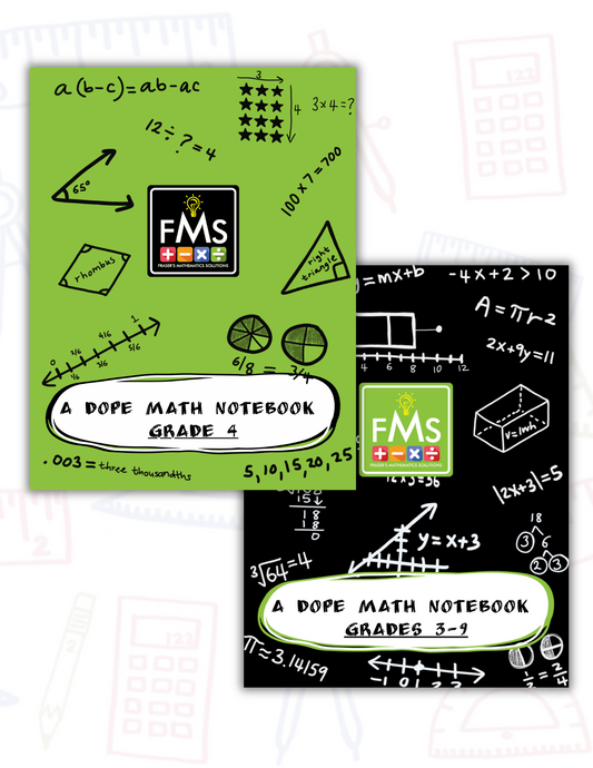 Limelight Bundle: Grade 4 + Math Mindset Dope Math Notebooks