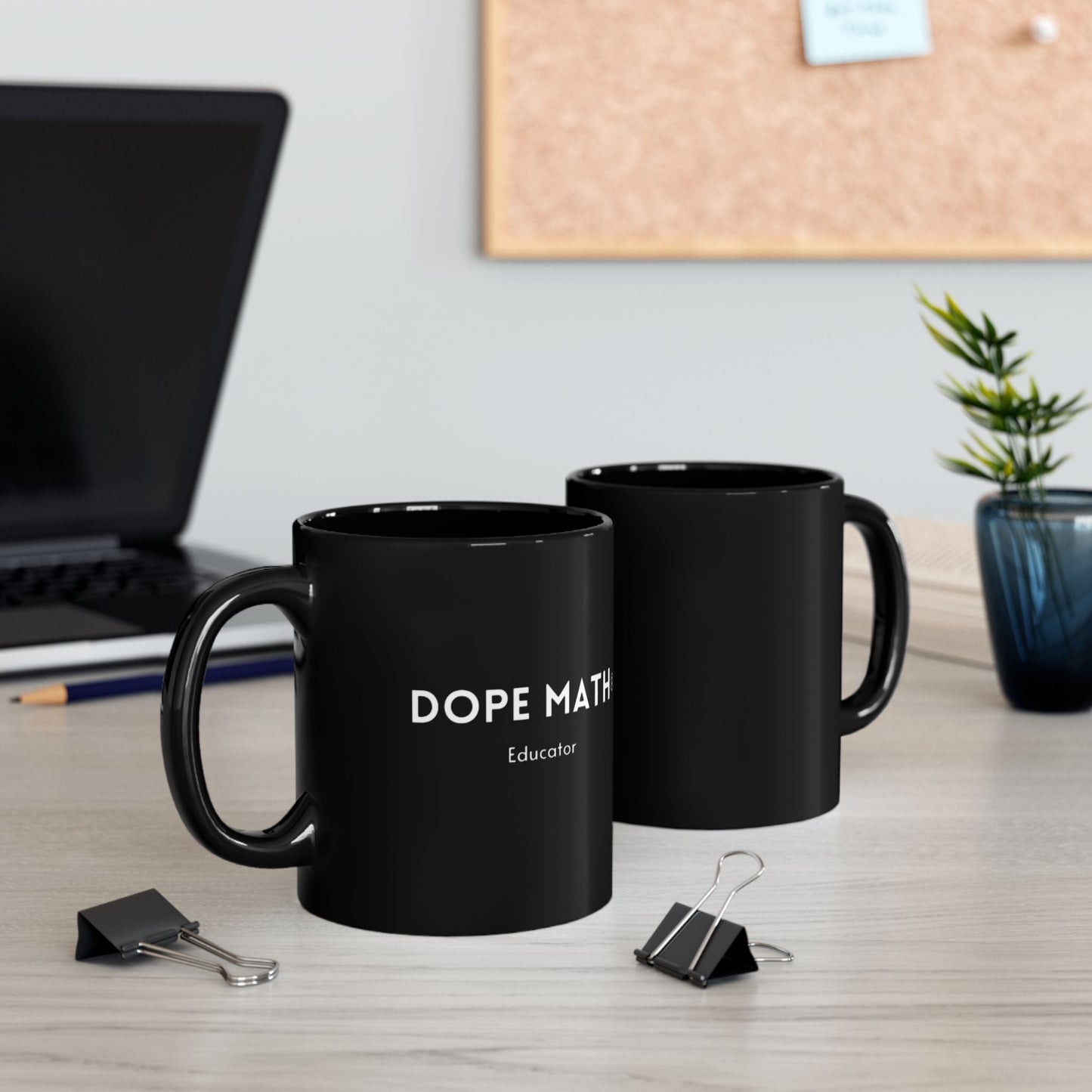 DOPE MATH® Educator Black Mug