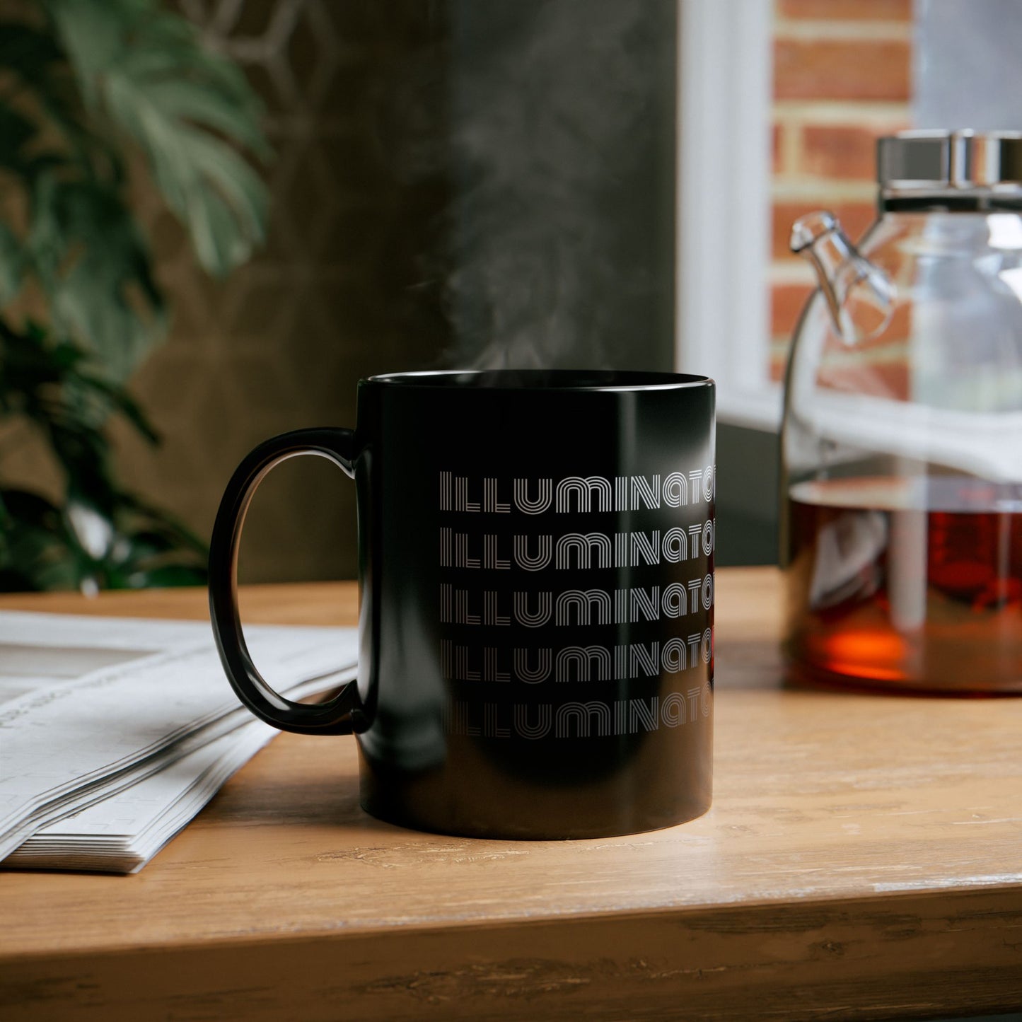 Illuminator Black Mug